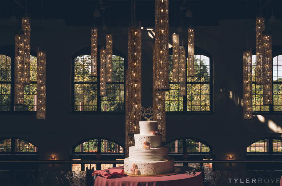 Wedding cake at the Phoenixville Foundry