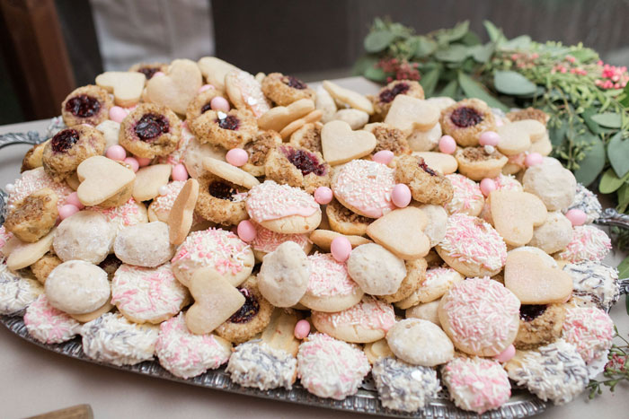Cookies at Dessert Station at Wedding