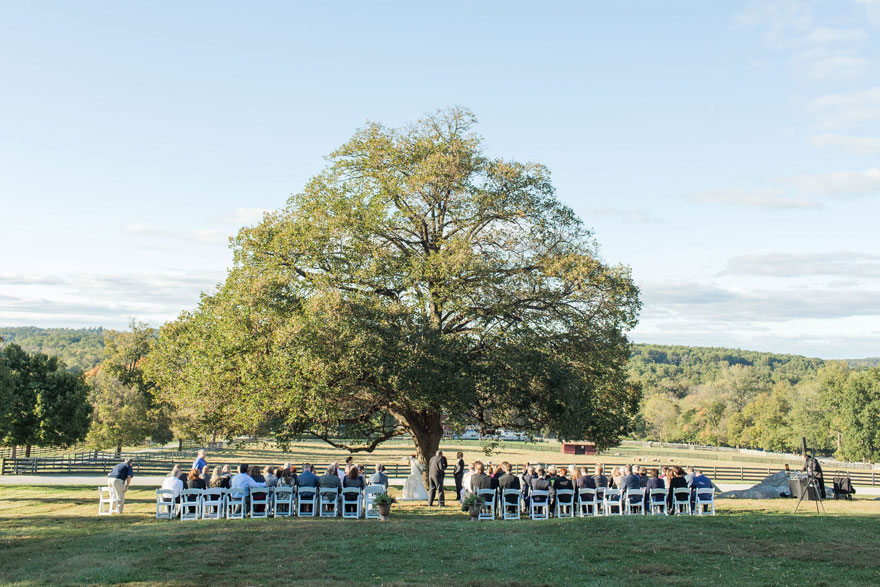 Wedding Ceremony Outdoor at Springton Manor Farm