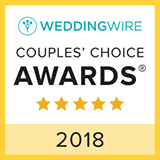 Wedding Wire Couple's Choice Awards 2018 badge